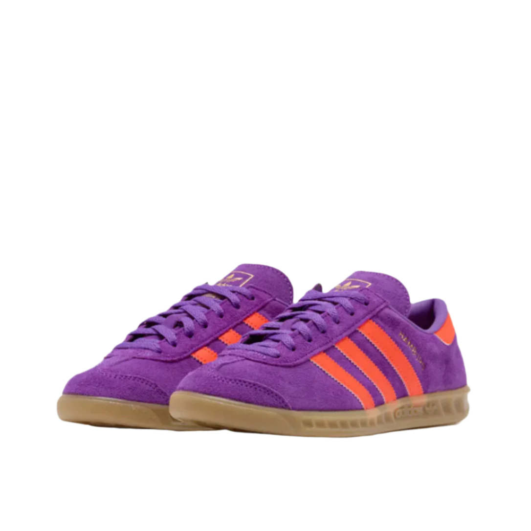 Modèle adidas W Hamburg&nbsp;de la collection Automne-Hiver 2024, disponible dès maintenant chez Kickskult.

Couleur: ACTPUR/SOLRED/GOLDMT
ID Produit: JS0679